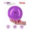 Мяч однотонный 17 см, Verba (Лиловый)